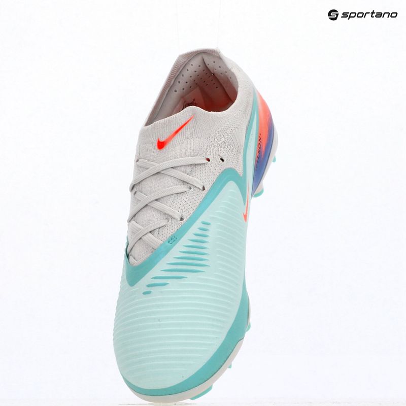 Vyriški futbolo bateliai Nike United Phantom 6 Low Pro Jr FG/MG pistachio frost/hyper orange 9