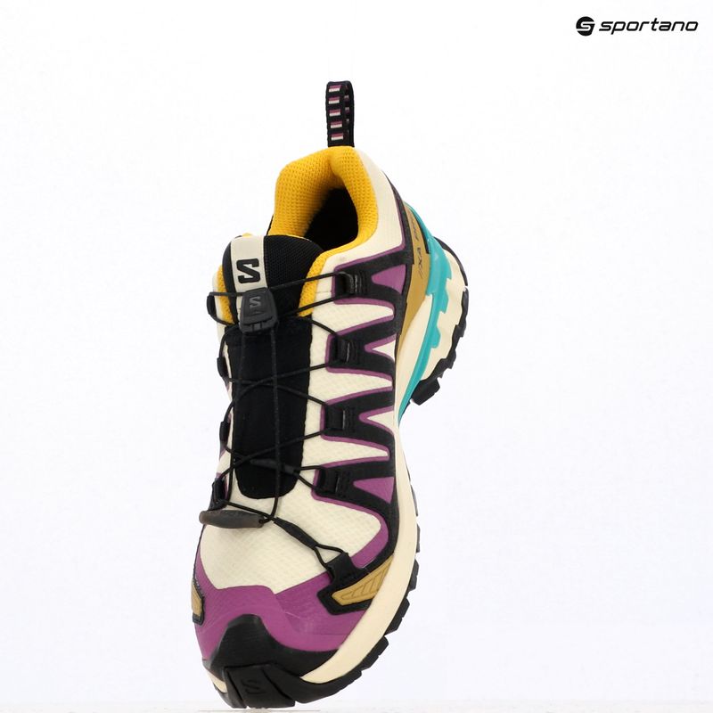 Moteriški bėgimo bateliai Salomon XA PRO 3D V9 GTX transparent yellow/black/waterfall 15