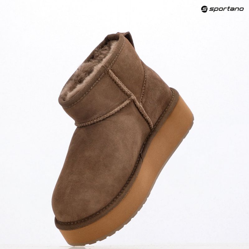 Moteriški žieminiai batai EMU Australia Stinger Micro Flatform 2.0 mushroom 9