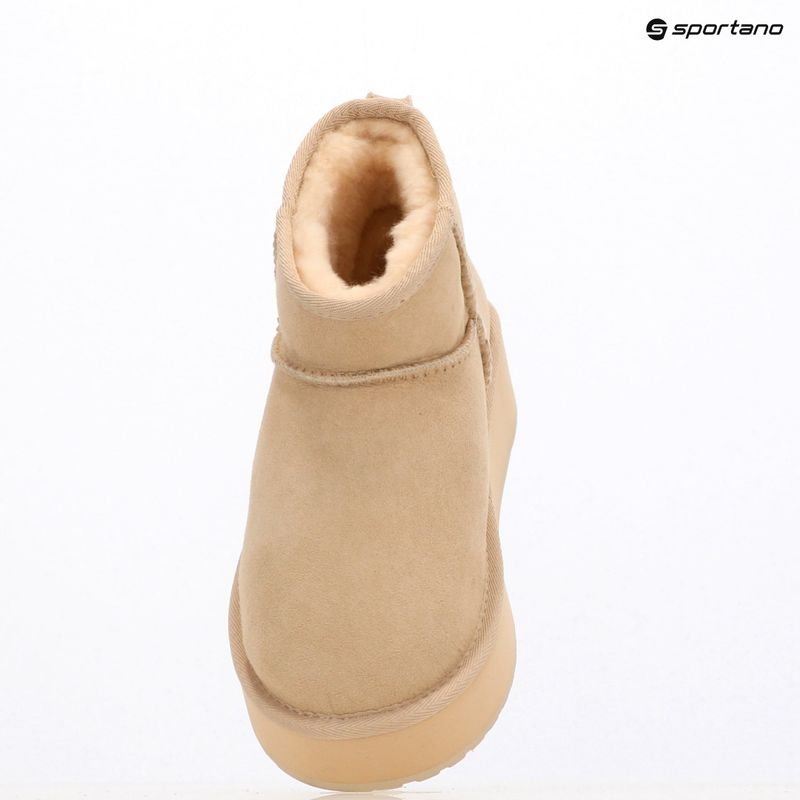 Moteriški žieminiai batai EMU Australia Stinger Micro Flatform 2.0 macadamia 9