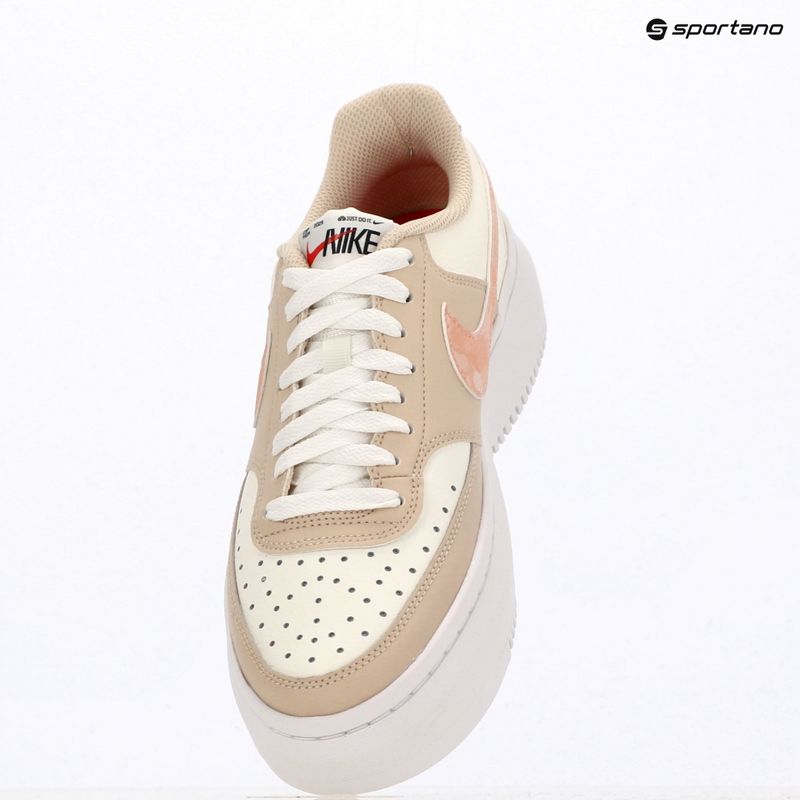 Moteriški batai Nike Court Vision Alta sail/white/sanddrift/arctic orange 11