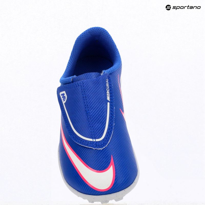 Vaikiški futbolo bateliai Nike Mercurial Vapor 16 Club TF racer blue/white 12