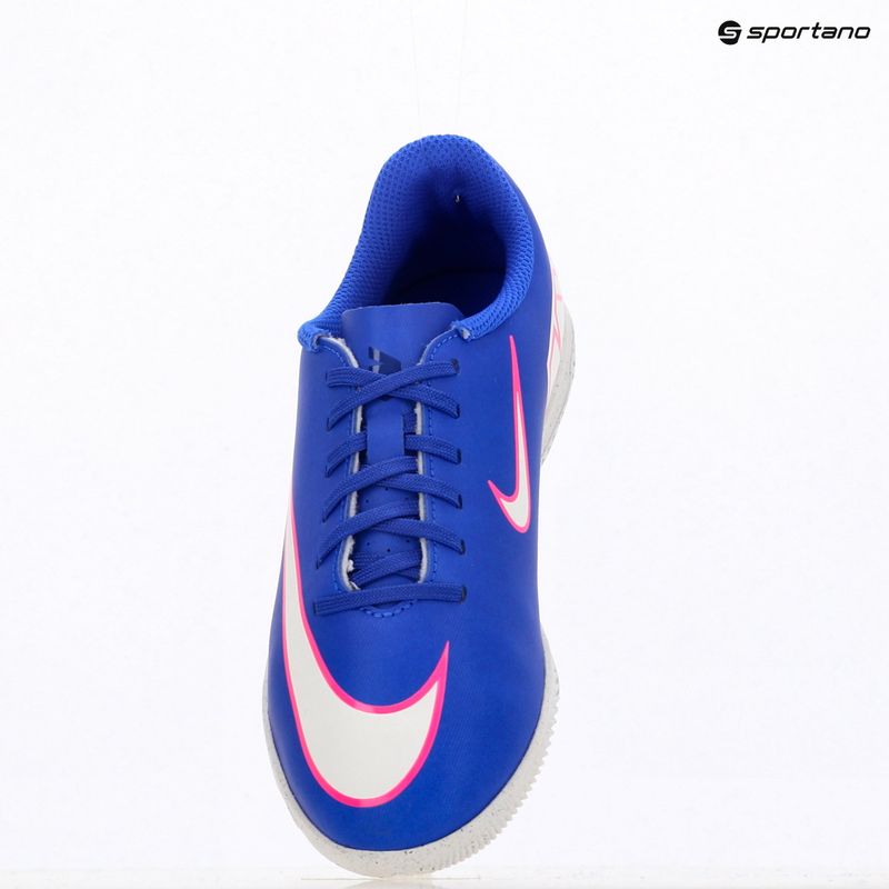 Vaikiški futbolo bateliai Nike Mercurial Vapor 16 Club IC Racer Blue/White 12
