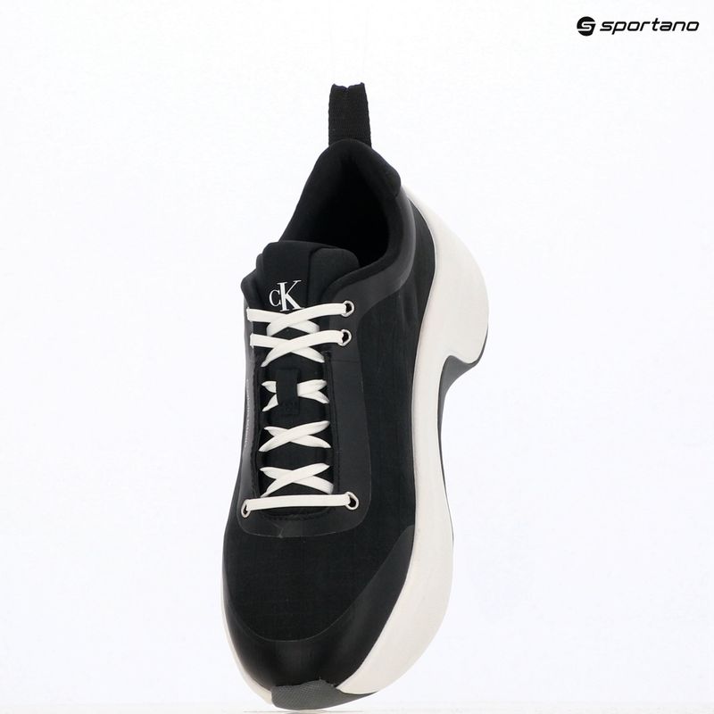Moteriški batai Calvin Klein YW0YW02077 Chunky Runner Laceup Mix Aop black/coal 9