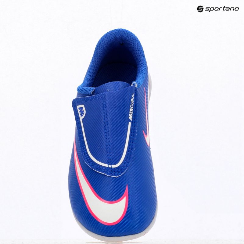 Vaikiški futbolo bateliai Nike Mercurial Vapor 16 Club FG/MG racer blue/white 12