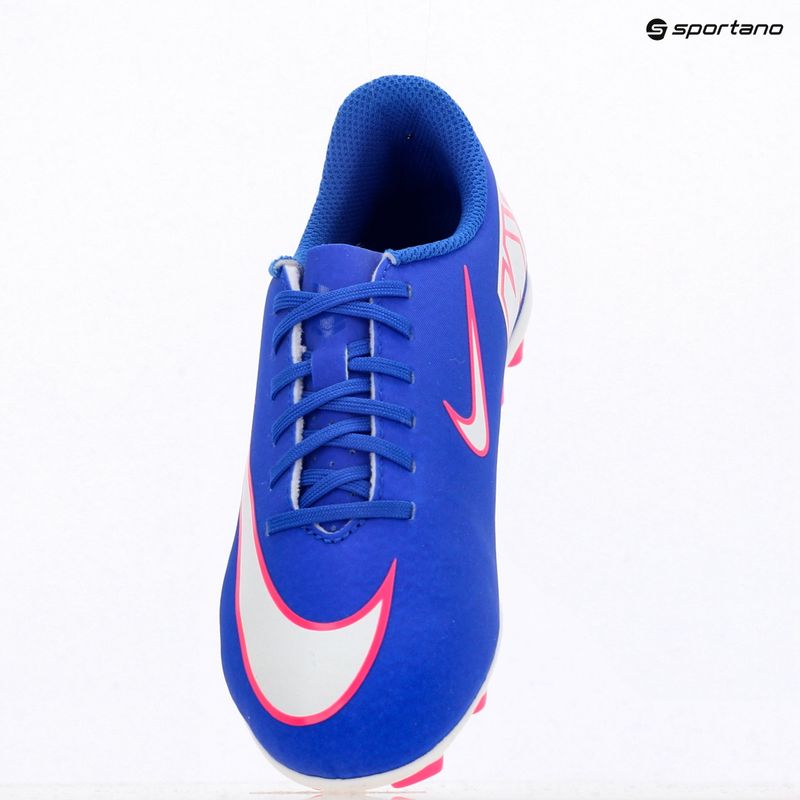 Vaikiški futbolo bateliai Nike Mercurial Vapor 16 Club FG/MG racer blue/white 12