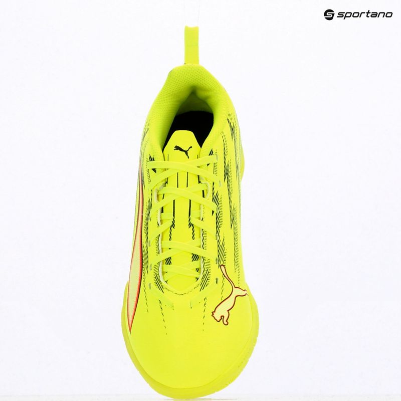 Vaikiški futbolo bateliai PUMA Ultra 6 Play IT Jr yellow alert/puma black/glowing red/lime squeeze 9