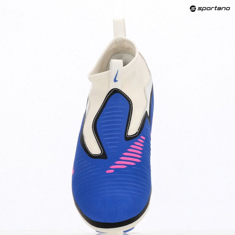 Vaikiški futbolo bateliai Nike Jr. Phantom 6 High Academy FG/MG racer blue/white/pink blast 19
