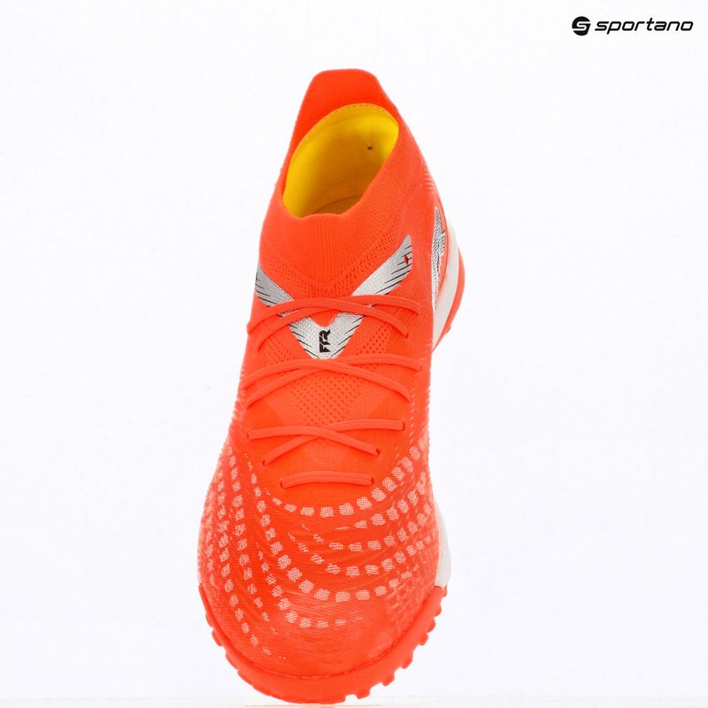 Futbolo bateliai PUMA Future 9 Match TT glowing red/puma white/puma black/puma silver 9