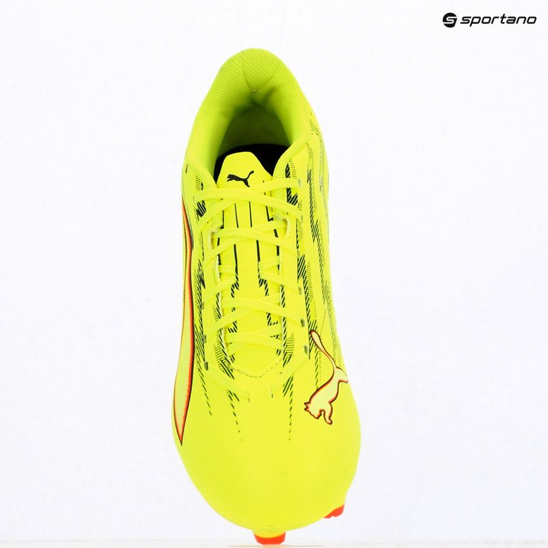 Futbolo bateliai PUMA Ultra 6 Play FG/AG yellow alert/puma black/glowing red/lime squeeze 9