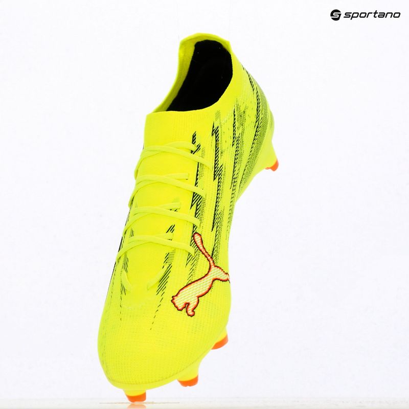 Futbolo bateliai PUMA Ultra 6 Pro FG/AG Yellow Alert/Puma Black/Glowing Red/Lime Squeeze 9