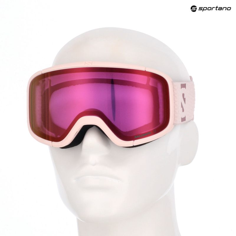 Slidinėjimo akiniai Salomon Aksium 2.0 S heavenly pink/ml ruby 12