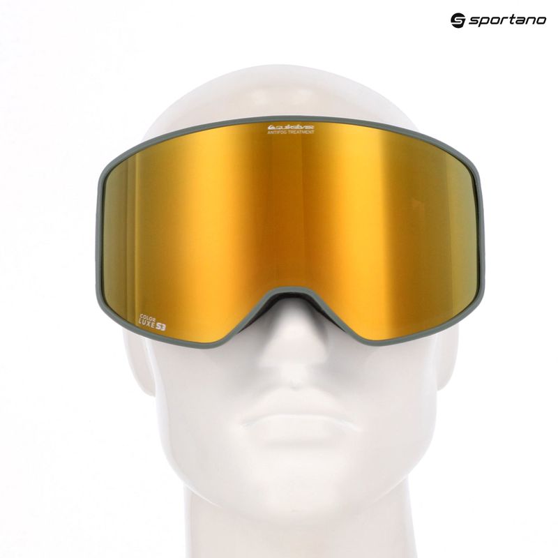 Snieglenčių akiniai Quiksilver Storm Dark Ivy/Clux ML Gold 6