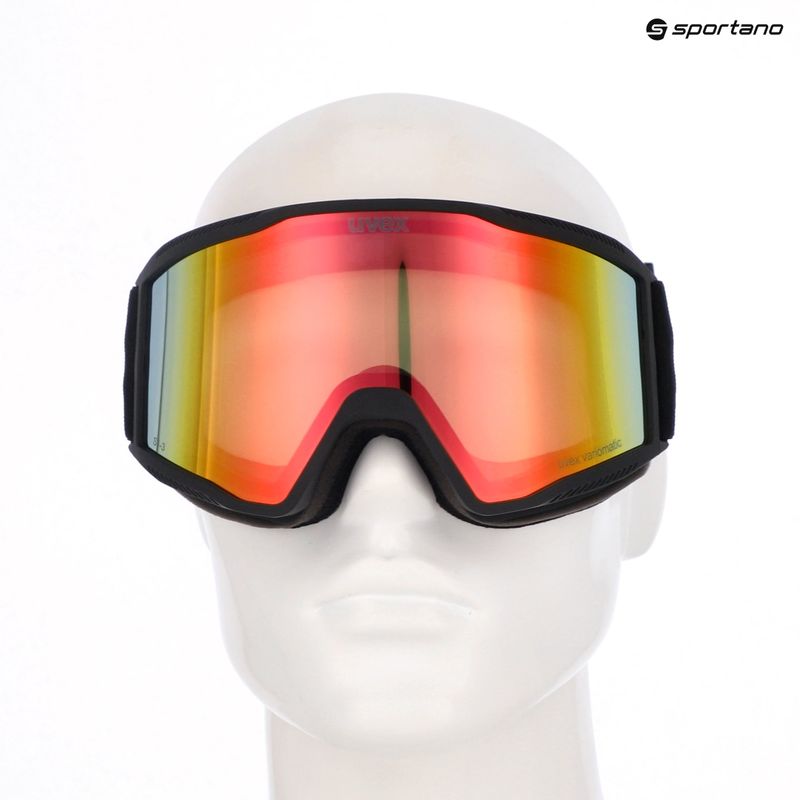 Slidinėjimo akiniai Uvex Blast V black matt/vario rainbow mirror 10