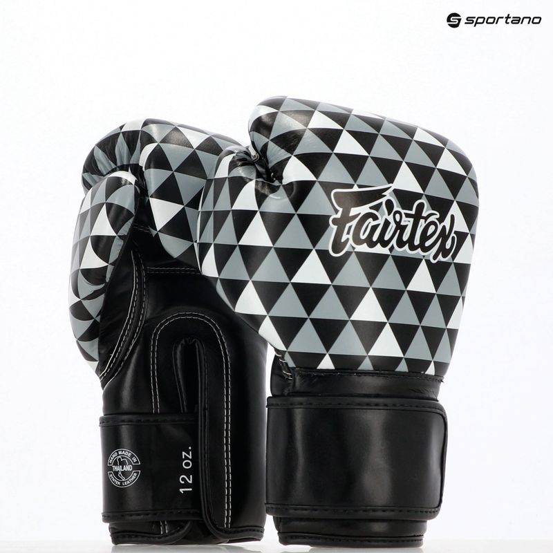 Bokso pirštinės Fairtex Microfiber Art Prism black 4