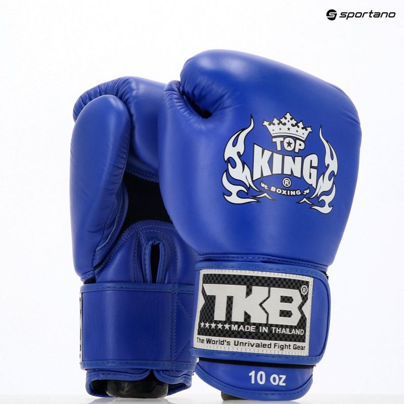 Bokso pirštinės Top King Muay Thai Ultimate Air blue 4