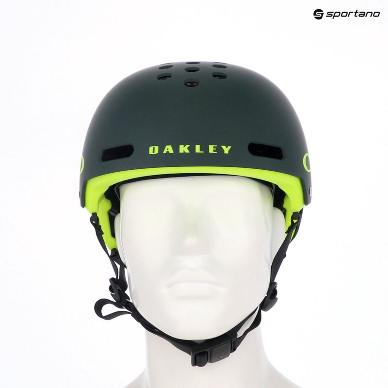 Dviračio šalmas Oakley Street1 EU matte hunter green/retina burn 7