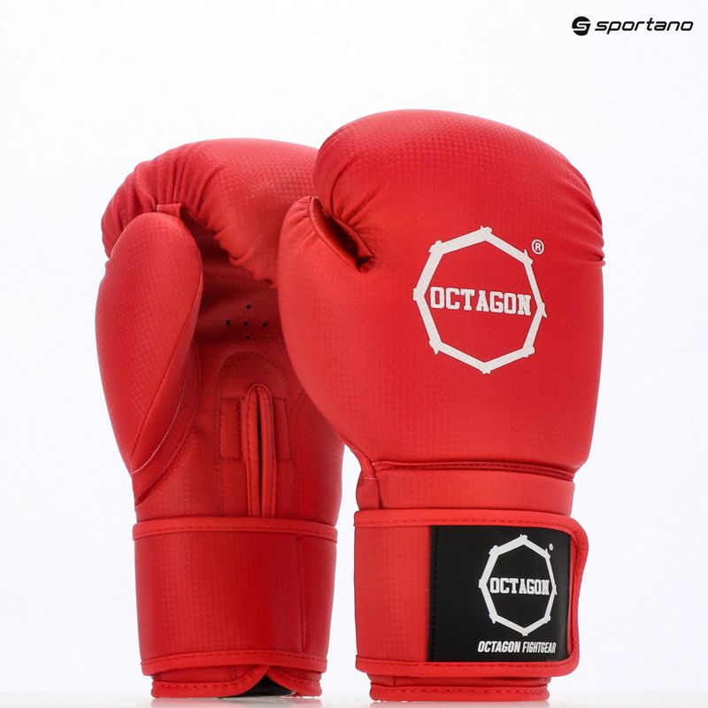 Bokso pirštinės Octagon Kevlar red 5