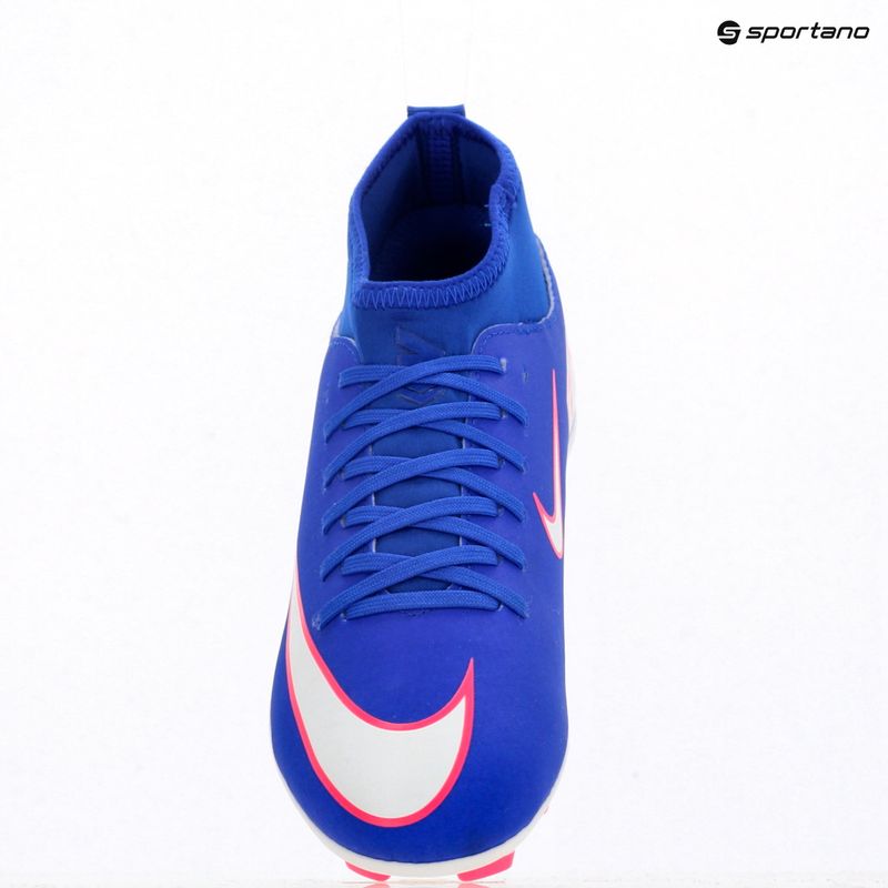 Vaikiški futbolo bateliai Nike Mercurial Superfly 10 Club FG/MG racer blue/white 12