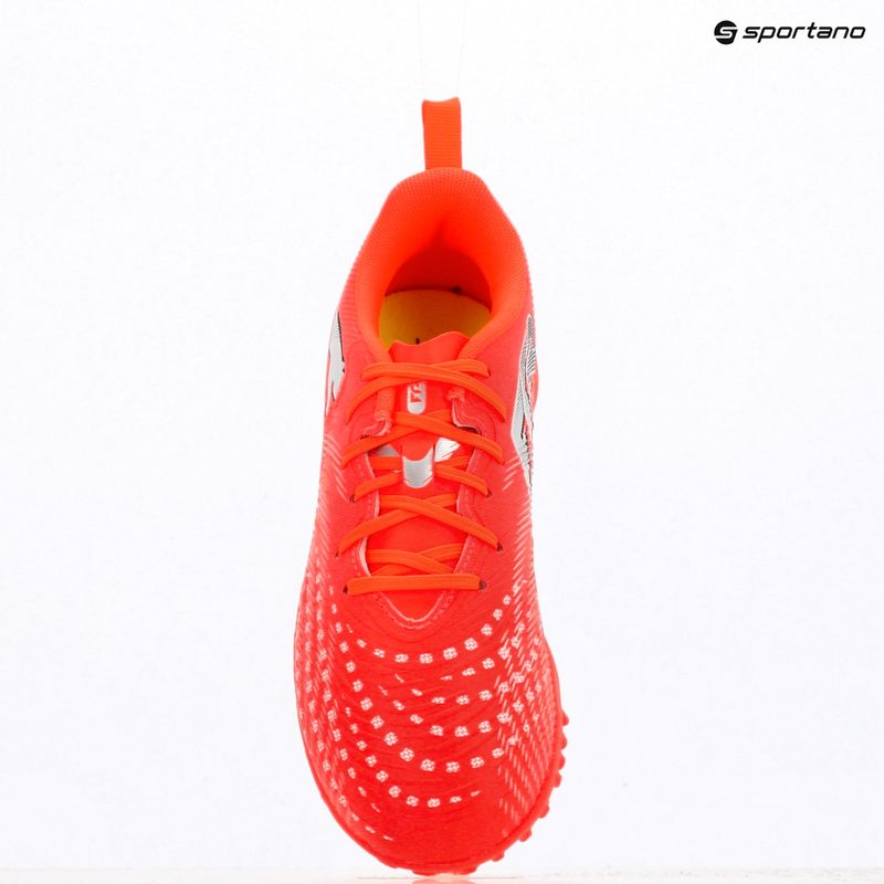 Vaikiški futbolo bateliai PUMA Future 9 Play TT Jr glowing red/puma white/puma black/puma silver 10
