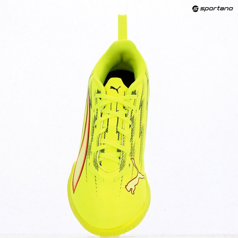 Vaikiški futbolo bateliai PUMA Ultra 6 Play TT Jr yellow alert/puma black/glowing red/lime squeeze 9