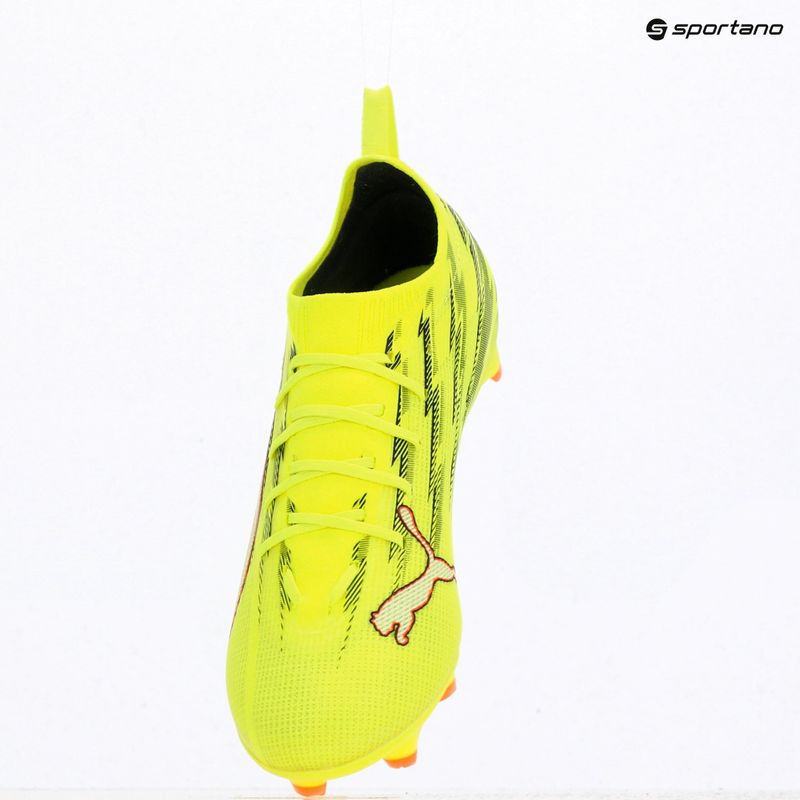 Futbolo bateliai PUMA Ultra 6 Pro Jr FG/AG yellow alert/puma black/glowing red/lime squeeze 9