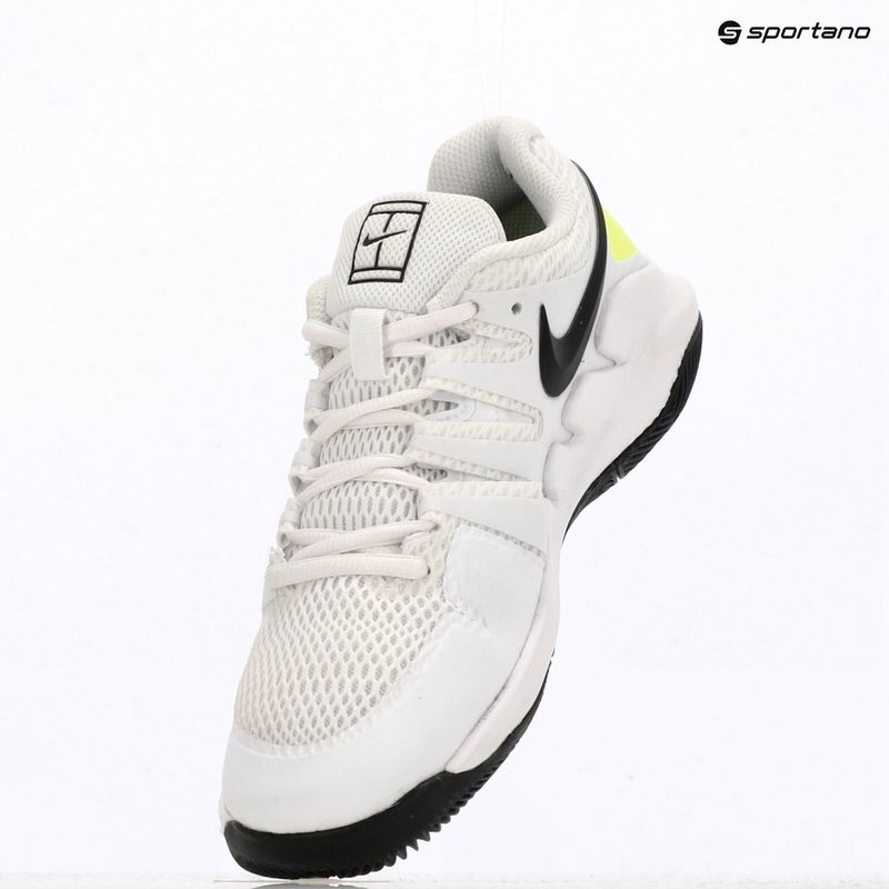 Vaikiški teniso bateliai Nike Court Vapor X Jr white/volt/black 10