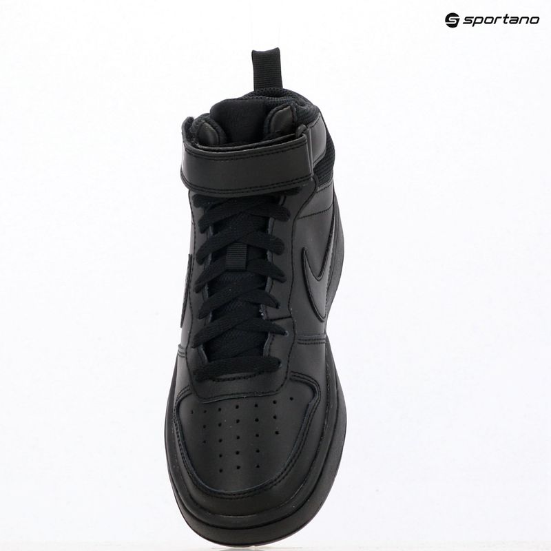 Batai  Nike Court Borough Mid 2 black/black/black 10