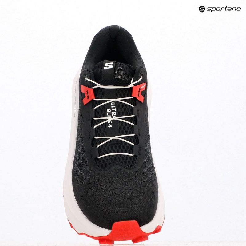 Vyriški bėgimo batai Salomon Ultra Glide 4 black/white/fiery red 10