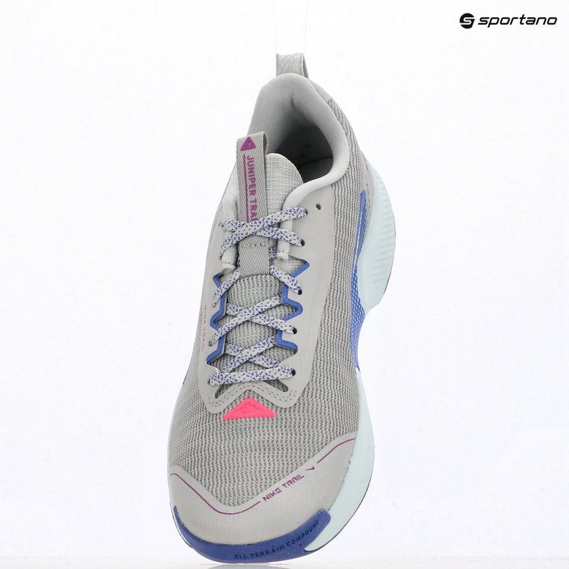 Moteriški bėgimo batai Nike Juniper Trail 3 grey fog/sapphire/glacier blue 11