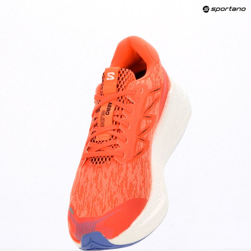 Vyriški bėgimo batai Salomon Aero Glide 4 neon flame/white/persia 9