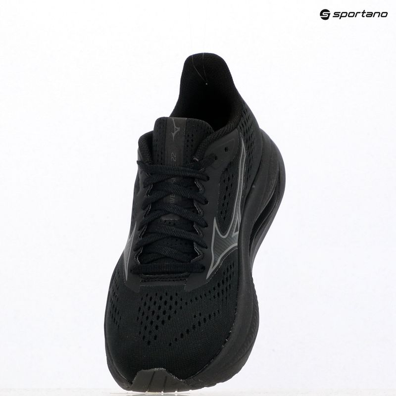 Moteriški bėgimo batai Mizuno Wave Inspire 22 black/black sand/black 9