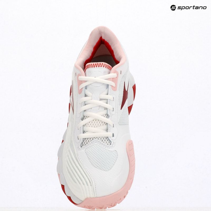 Moteriški teniso batai Mizuno Wave Enforce Tour 2 CC white/pinkesque/barbados/cherry 9