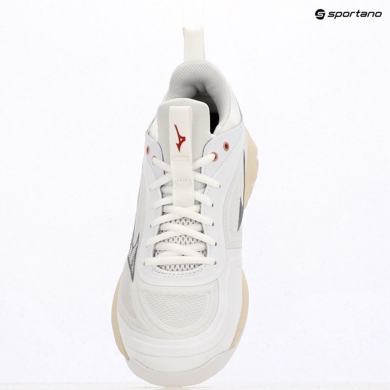 Tinklinio bateliai Mizuno Wave Luminous 3 white/rose elegance/lava falls 9
