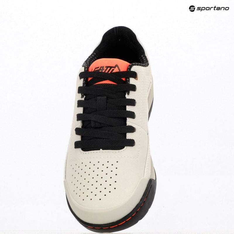 Moteriški platforminiai dviračių batai Leatt Flat 2.0 W cream white 9