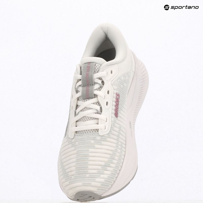 Moteriški bėgimo batai Brooks Revel Max white/harbor mist/metallic 10