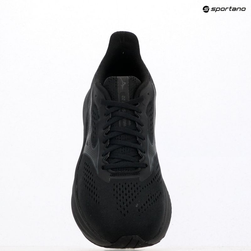Vyriški bėgimo batai Mizuno Wave Inspire 22 Wide black/black sand/black 9