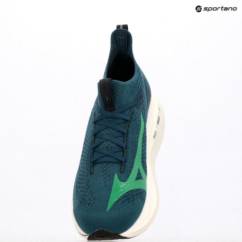 Vyriški bėgimo batai Mizuno Neo Vista 2 reflecting pond/white/goblin green 9