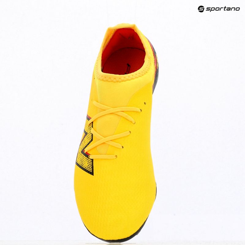 Vaikiški futbolo batai New Balance Furon Team V8 FG punch yellow/black 100/fire cracker 9
