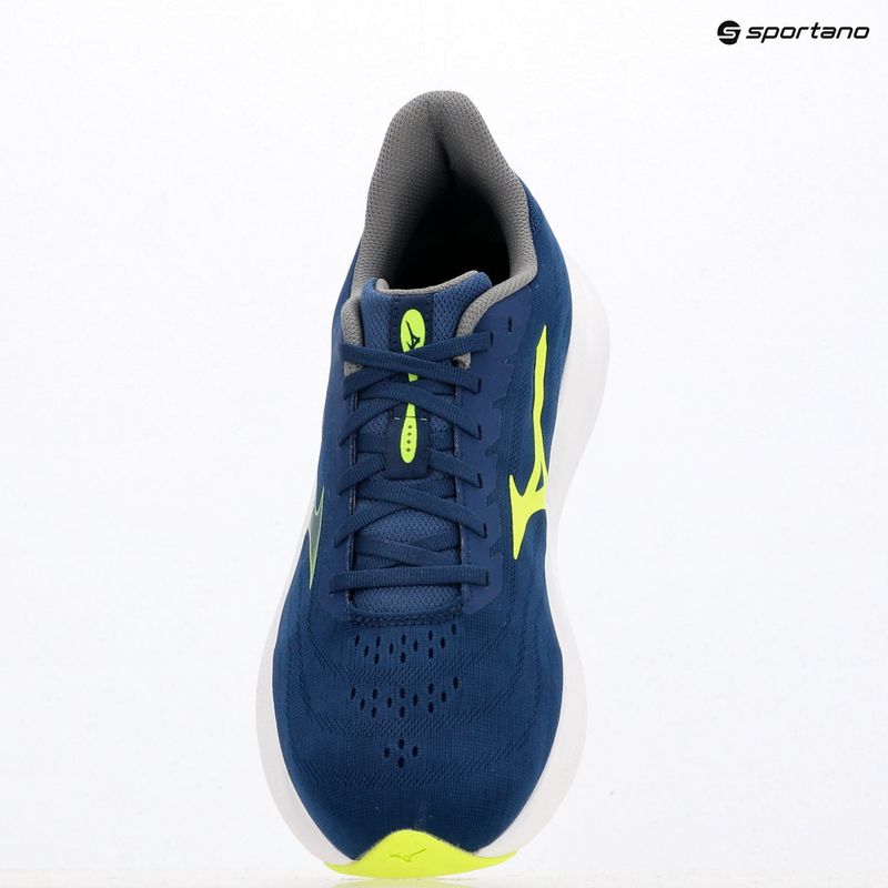 Vyriški bėgimo batai Mizuno Revolt 4 estate blue/lightning yellow 9