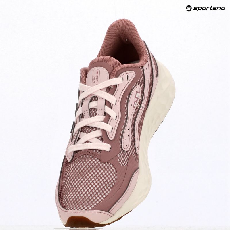 Moteriški bėgimo batai New Balance Fresh Foam Arishi V4 pink salt/rosewood/sea salt 9