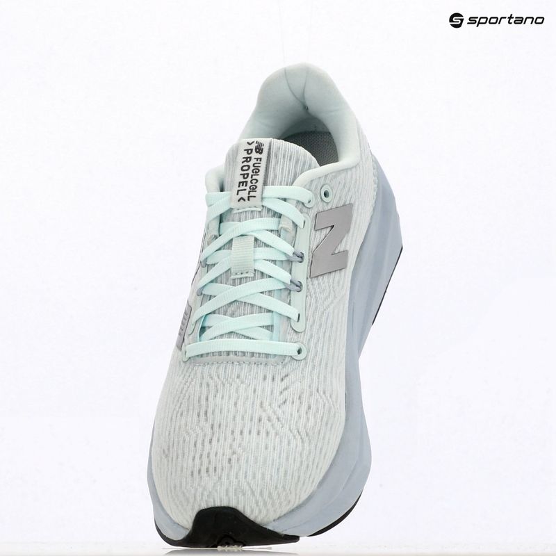 Moteriški bėgimo batai New Balance FuelCell Propel v5 glint blue/fairweather blue 9