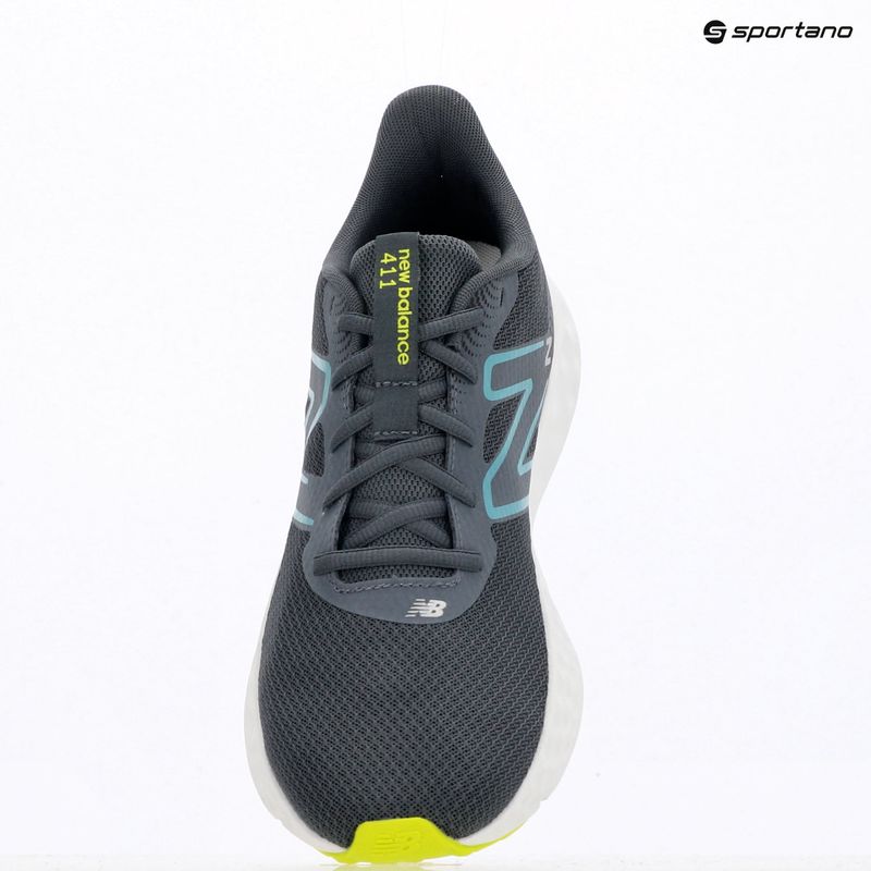 Vyriški bėgimo batai  New Balance Fresh Foam 411's V3 graphite/alkaline green/faded teal 9