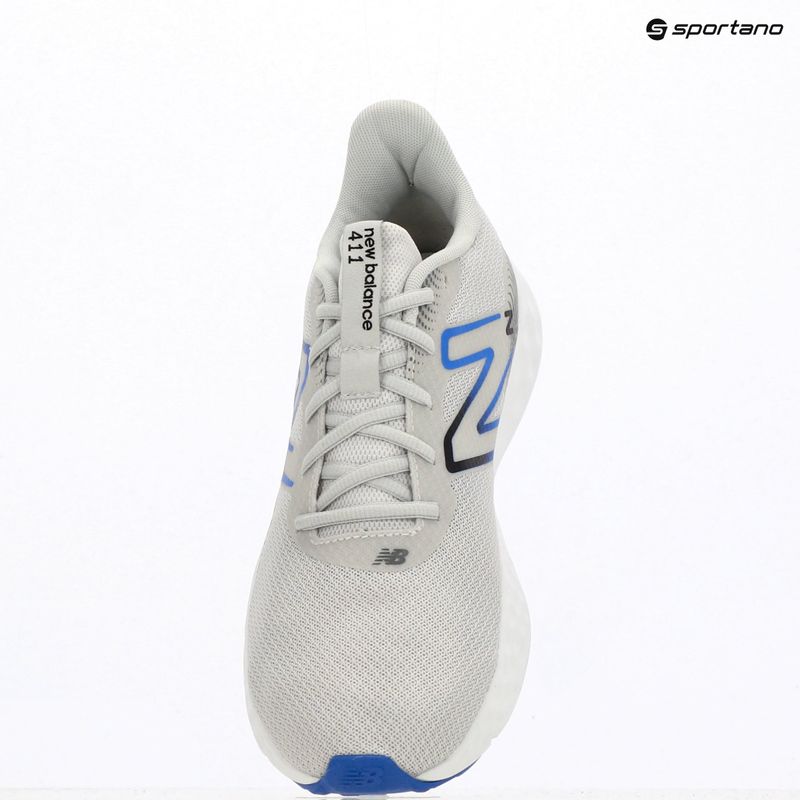 Vyriški bėgimo batai  New Balance Fresh Foam 411's V3 grey matter/blue bird/black 9