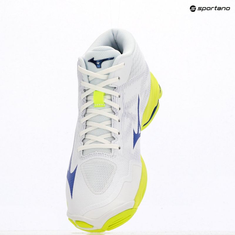 Tinklinio bateliai Mizuno Wave Lightning Pro Mid white/lighting yellow/dazzling blue 9
