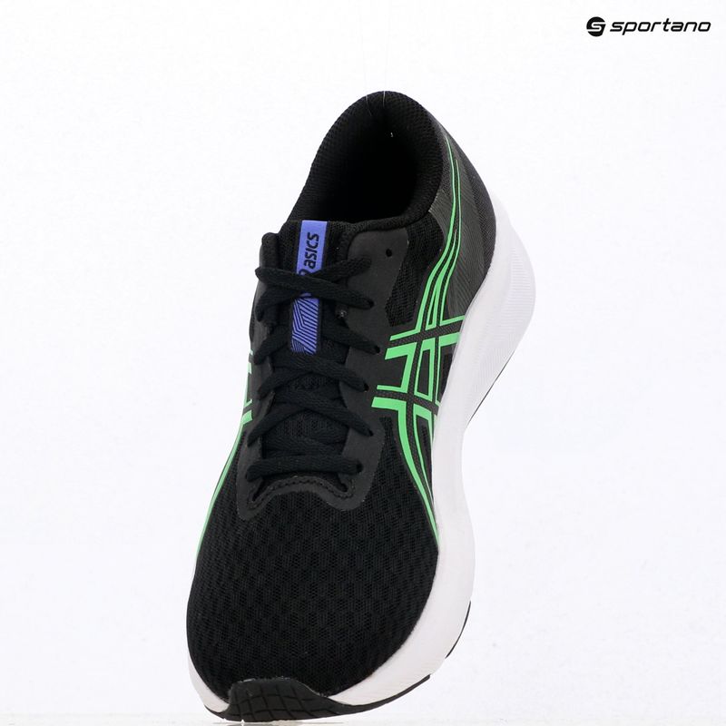 Vyriški bėgimo bateliai ASICS Patriot 14 black/vital green 9