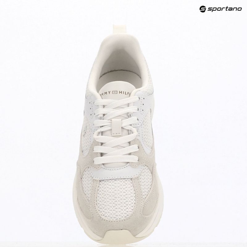 Moteriški batai Tommy Hilfiger Mix Material Runner white/ecru 9