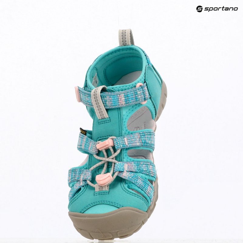 Vaikiškos basutės KEEN Seacamp II CNX bright aqua/giggle pink 14