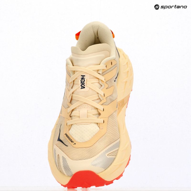 Moteriški bėgimo batai  HOKA Speedgoat 7 vintage yellow/neon flame 8