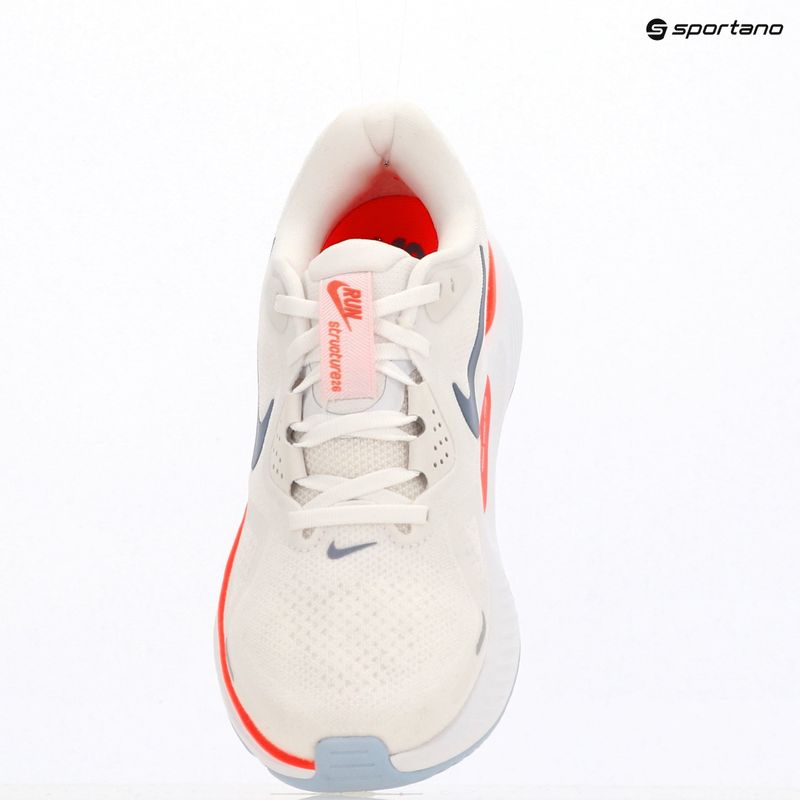 Moteriški bėgimo bateliai Nike Structure 26 white/hot lava/hydrogen blue/ashen slate 20